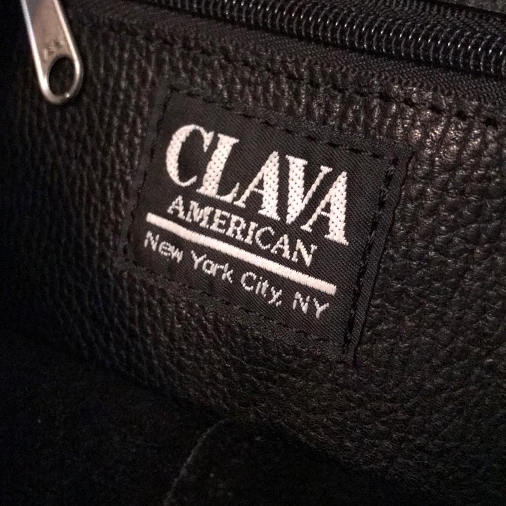 Leather black backpack - Picture 3 of 4